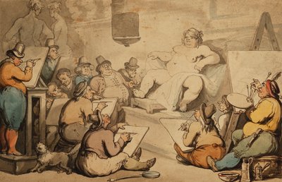 Et hollandsk akademi, af Thomas Rowlandson