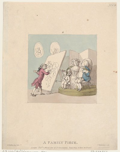 Et familiestykke, 1. marts 1803., 1. marts 1803. af Thomas Rowlandson