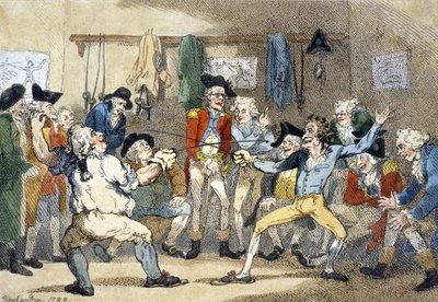 En fægtekamp af Thomas Rowlandson