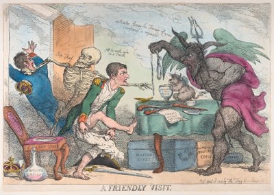 Et venligt besøg, 16. april 1814., 16. april 1814. af Thomas Rowlandson