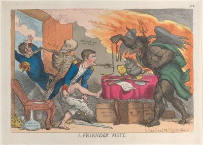 Et venligt besøg, 16. april 1814., 16. april 1814. af Thomas Rowlandson