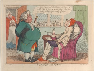 A Going! A Going!!!, 10. juni 1809., 10. juni 1809. af Thomas Rowlandson