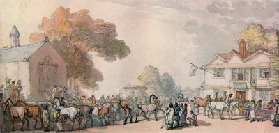 En hestemesse i Southampton, c1820, 1918 af Thomas Rowlandson