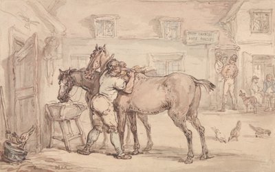 En hestepension af Thomas Rowlandson