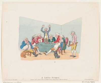 En lang historie, 1803 genudgivet efter 1821., 1803 genudgivet efter 1821. af Thomas Rowlandson
