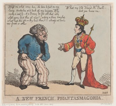 A New French Phantasmagoria, 1803., 1803. af Thomas Rowlandson