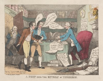 Et kig ind i feriecentret i Tinnehinch af Thomas Rowlandson