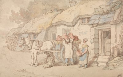 En pottemager på vej ud af Thomas Rowlandson