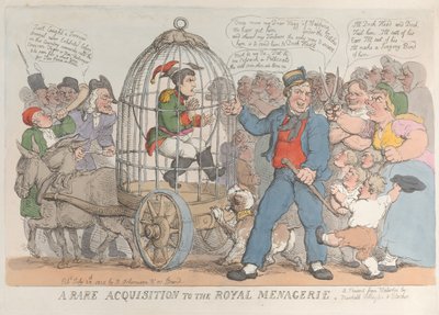 En sjælden Erhvervelse til det kongelige Menageri, 28. juli 1815., 28. juli 1815. af Thomas Rowlandson