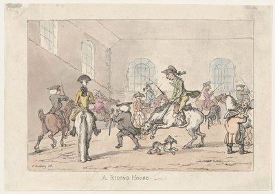 Et Ridehus, 1799., 1799. af Thomas Rowlandson