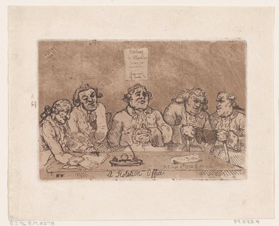 Et Rotationskontor, 8. Juni 1774., 8. Juni 1774. af Thomas Rowlandson