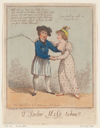 A Sailor Miss-taken!!, 12. september 1801., 12. september 1801. af Thomas Rowlandson