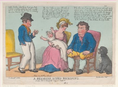En sømandskones regning, 15. juli 1812., 15. juli 1812. af Thomas Rowlandson