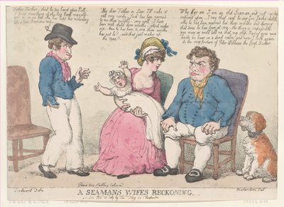 En sømandskones regning, 15. juli 1812., 15. juli 1812. af Thomas Rowlandson