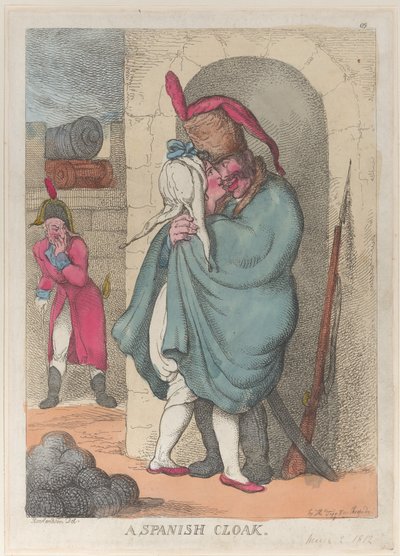 En spansk kappe, 2. marts 1812., 2. marts 1812. af Thomas Rowlandson