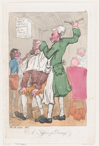 En lider for anstændighed, 20. juni 1789., 20. juni 1789. af Thomas Rowlandson