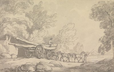 En trævogn af Thomas Rowlandson