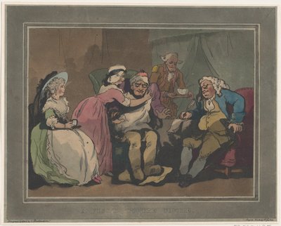 Et besøg hos onklen, 20. december 1794., 20. december 1794 af Thomas Rowlandson