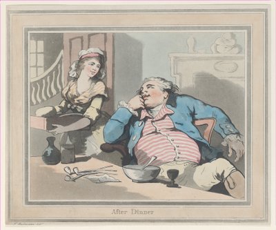 Efter middagen, 1790., 1790. af Thomas Rowlandson