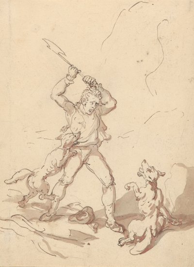Album tegning af Thomas Rowlandson
