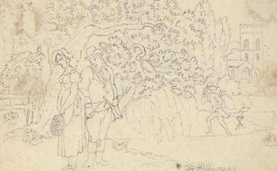 Album tegning af Thomas Rowlandson