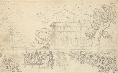 Album tegning af Thomas Rowlandson