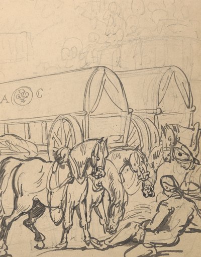 Album tegning af Thomas Rowlandson