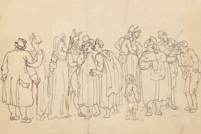 Album tegning af Thomas Rowlandson