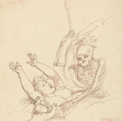 Tegning til albummet af Thomas Rowlandson