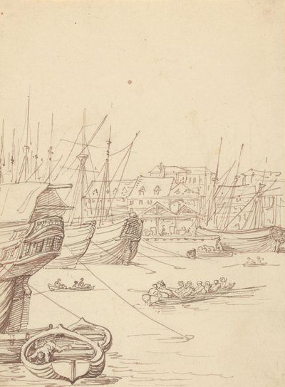 Tegning til albummet af Thomas Rowlandson