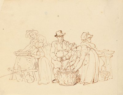 Tegning til albummet af Thomas Rowlandson