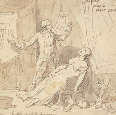 Tegning til albummet af Thomas Rowlandson