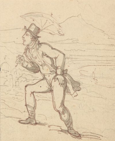 Tegning til albummet af Thomas Rowlandson