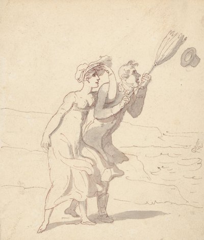 Tegning til albummet af Thomas Rowlandson