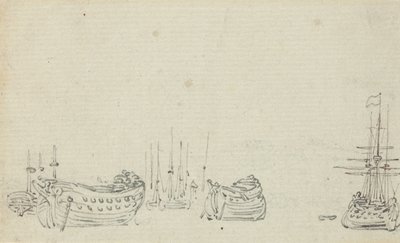 Tegning til albummet af Thomas Rowlandson