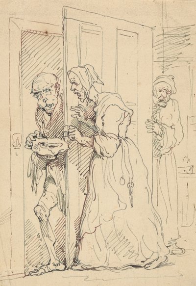 Tegning til albummet af Thomas Rowlandson
