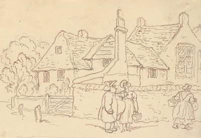 Tegning til albummet af Thomas Rowlandson