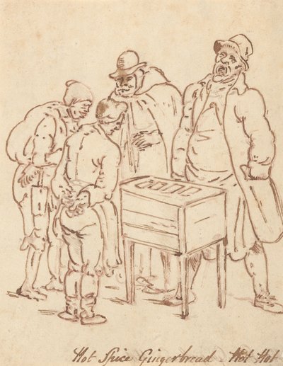 Tegning til albummet af Thomas Rowlandson