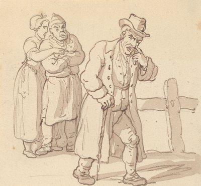 Tegning til albummet af Thomas Rowlandson