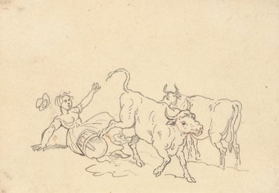 Tegning til albummet af Thomas Rowlandson