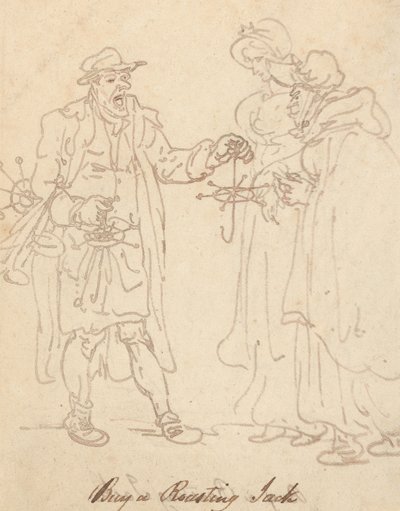 Tegning til albummet af Thomas Rowlandson
