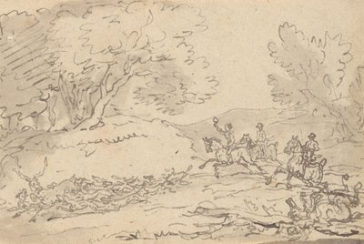 Tegning til albummet af Thomas Rowlandson