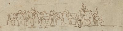 Tegning til albummet af Thomas Rowlandson