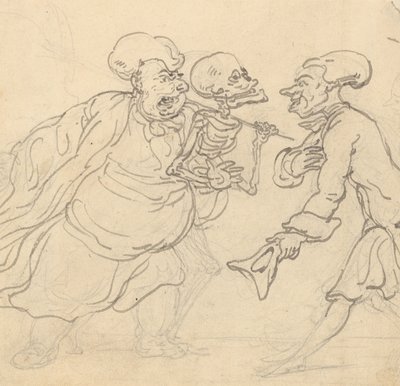 Tegning til albummet af Thomas Rowlandson