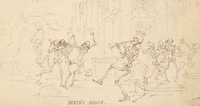 Tegning til albummet af Thomas Rowlandson