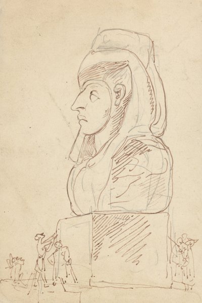 Tegning til albummet af Thomas Rowlandson