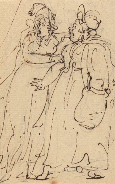 Tegning til albummet af Thomas Rowlandson