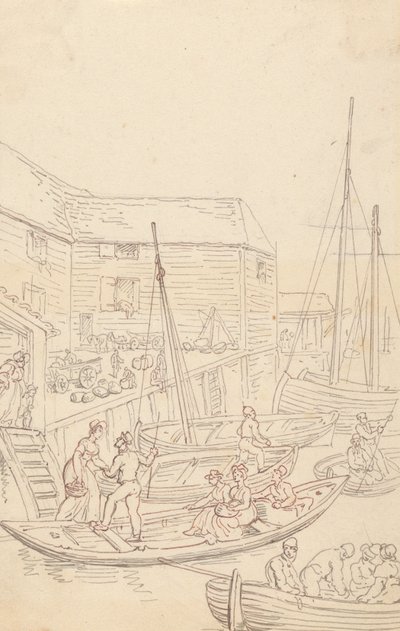 Tegning til albummet af Thomas Rowlandson