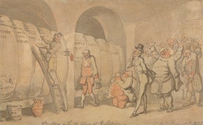 Forandringer i Alekælderen ved Bullstrode af Thomas Rowlandson