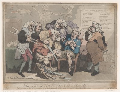 Amputation, 17. februar 1786., 17. februar 1786. af Thomas Rowlandson